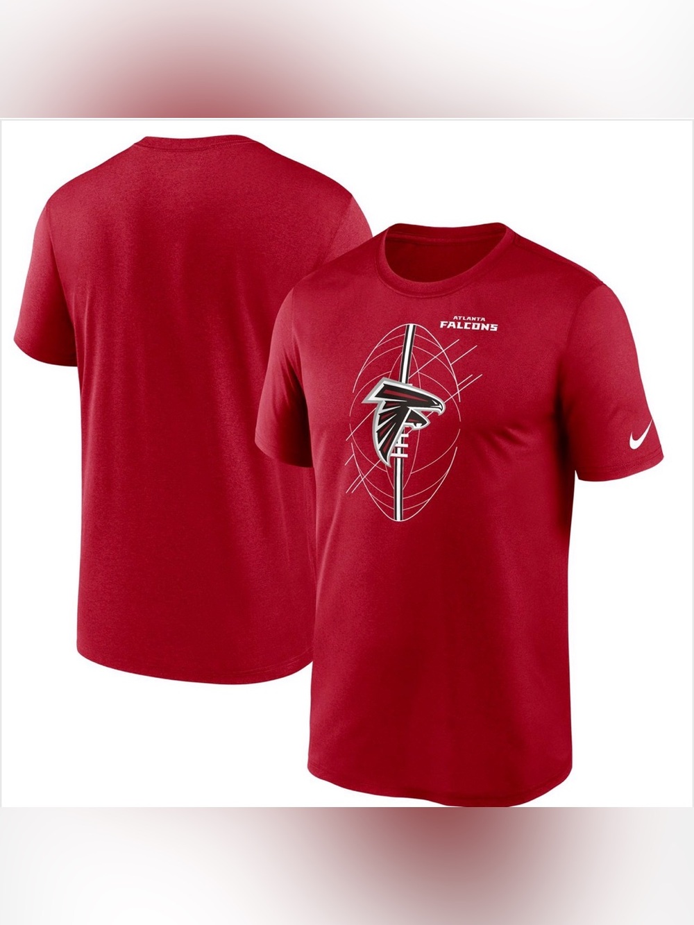 NWT NIKE Men’s NFL Atlanta Falcons Red Performance Tee Shirt - Size M